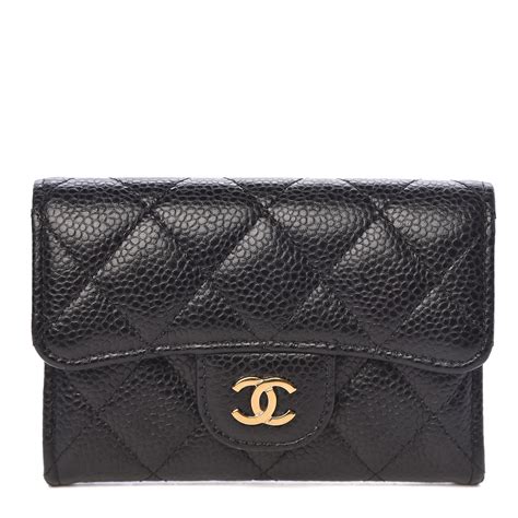 chanel flap cardholder|fashionphile Chanel caviar card holder.